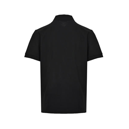 Moncler/Mask Black Label Half-Zip Polo Short Sleeve