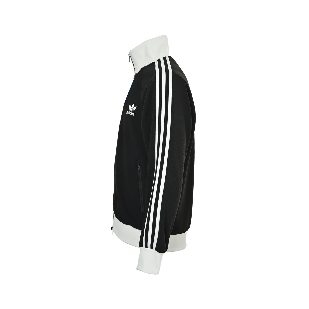 Adidas clover embroidered retro stand collar jacket